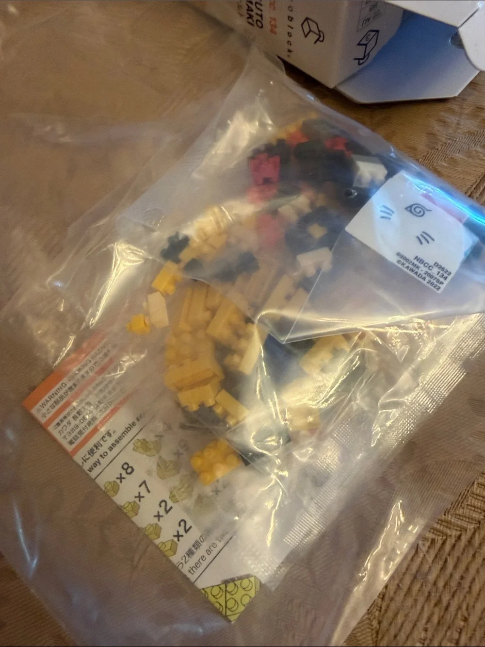 New 2024 Kawada Nanoblock NBCC_134 Naruto Uzumaki 180pcs